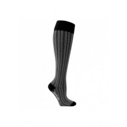 Chaussettes de contention coton avec chevrons