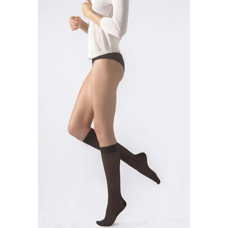 Chaussettes contention Pied Ouvert Sigvaris Essentiel (Diaphane) Classe 2