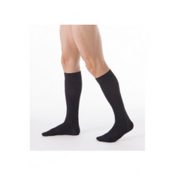 4 paires Chaussettes de contention Circulation médical Pour Hommes et  Femmes 15-20 mmHg Professionnelle soutien lors des vols ou voyages Unisex  Anti-thrombose Anti varices Noir S : : Mode